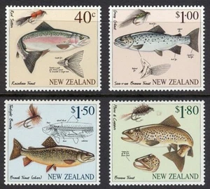 NEW ZEALAND MINT SET (4) 1997 FLY FISHING (ID:NZS1402) - Picture 1 of 1