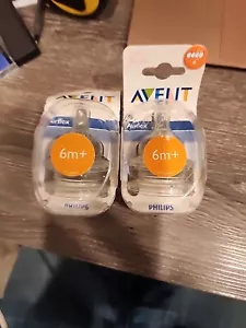 2-2 Packs Philips Avent Classic Bottle Nipples Fast Flow 6m+ Anti-colic Classic - Picture 1 of 1