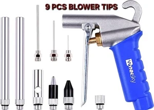 High Pressure Air Blow Gun with 9 PCS Blower Tips - Picture 1 of 5