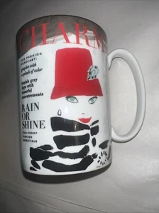Kate Spade Lenox Charm Tasse Make Headlines Rain or Shine 4,25" H x 3" B - Bild 1 von 7