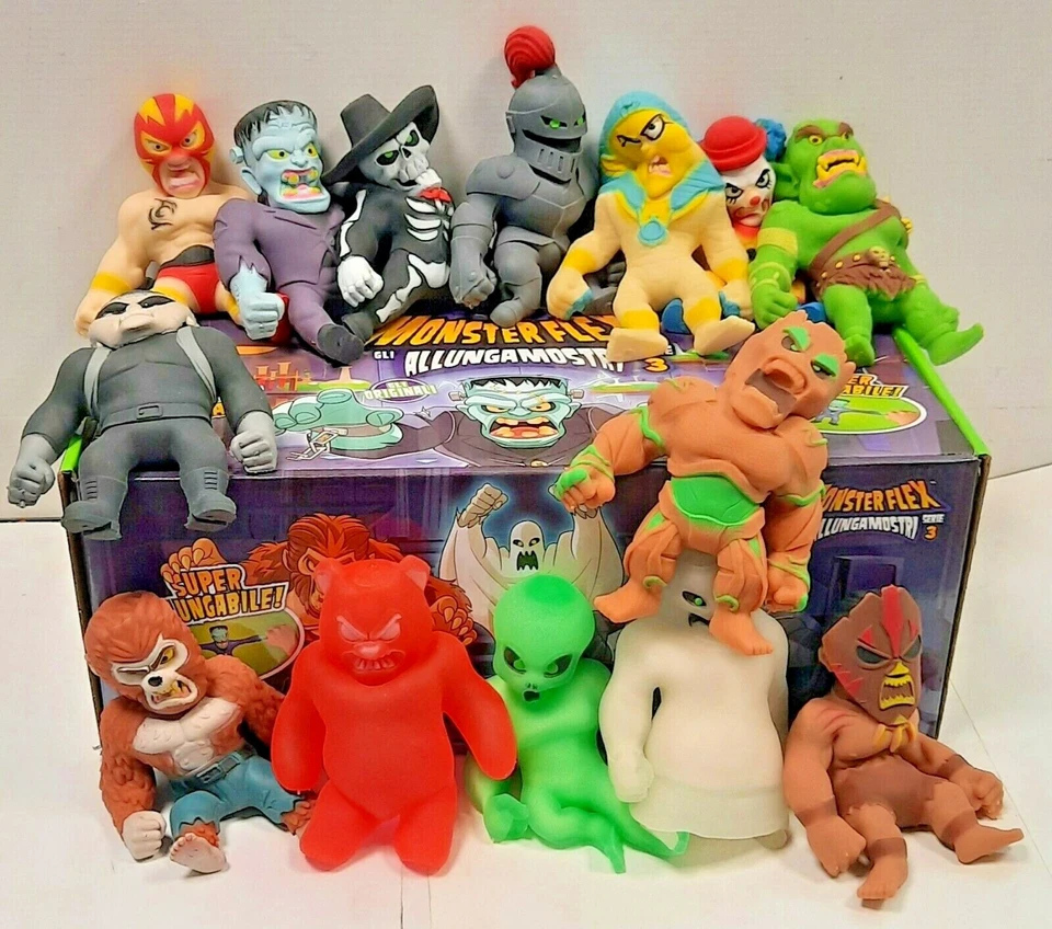 DIRAMIX MONSTERFLEX SERIE 3 ALLUNGAMOSTRI TERZA SERIE SCEGLI QUELLI CHEVUOI MONSTER FLEX