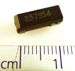 IQD LFXTAL003057 3.579545 MHz Cristal 13x5 mm SMD 4 pines 5 piezas OMB2-26A1 - Imagen 1 de 4