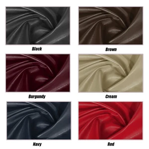 Ropa Suave TELA DE PVC Cuero Sintético Tapicería Vestido Vinilo 142cm - Imagen 1 de 44