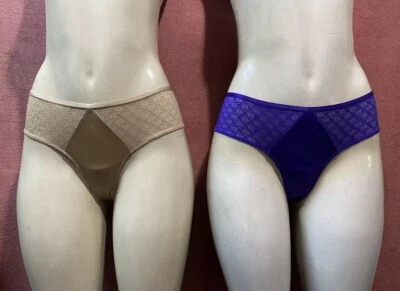 批量 2 件 Victoria's Secret Cheeky 内裤 尺寸 超小号 全新 带标签 — 第 1/4 张图片