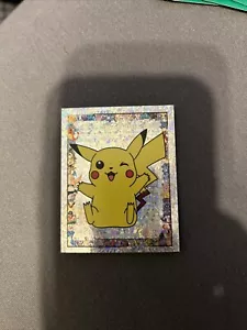 Pokemon Card - 1999 Pikachu S6 Silver Prism Holo - Topps Merlin Vtg - Picture 1 of 2