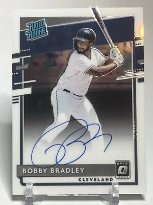 Bobby Bradley RC Rated Rookies Signatures Auto 2020 Optic #RRS-BO Cleveland - Image 1 of 2