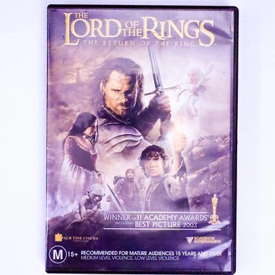 The Lord Of The Rings: The Return Of The King (DVD, 2003) Action Drama Adventure - Image 1 of 4