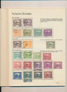 Tschechoslowakei Beginn bis 1963 Umfangreiche Sammlung - Bild 1 von 1