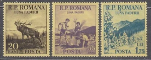 ROMANIA 1954 SC#0984/86 MNH** set, Month of the Forest. - Picture 1 of 1