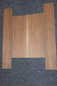 Black walnut dreadnought size guitar back and side set. - Picture 1 of 3