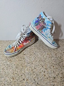 Vans SK8-Hi Top x One Piece Toei Anime Skate Shoes Youth 13.5 Limited/Rare - Picture 1 of 12