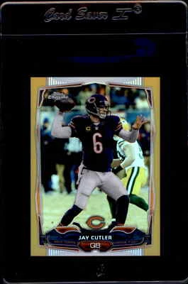 JAY CUTLER 2014 TOPPS CROMO MINI REFRACTOR DORADO/10 OSOS CHICAGO *9491 Foto 1 de 2