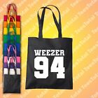 Weezer 94 Tote Bag | Rivers Cuomo | Indie Rock | 90s | Retro | Band