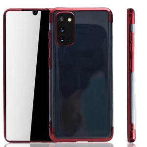 Etui na telefon komórkowy do Samsung Galaxy A31 Futerał ochronny Backcover Bumper Etui Ramka Czerwone - Zdjęcie 1 z 4