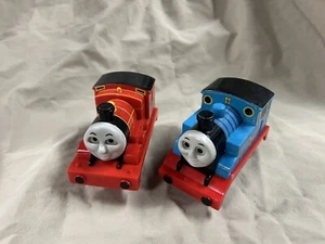 Thomas the Train Plastic Pull Back and Go Racers Lot of 2 Thomas and James - Picture 1 of 6