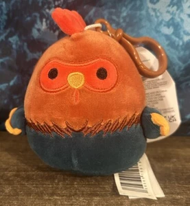 NWT Squishmallows Reed the Rooster 3.5" Clip-On Plush Keychain Plush Chicken - Picture 1 of 8