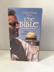 Charlton Heston Presents The Bible, Volume III, Jesus of Nazareth VHS - Picture 1 of 5