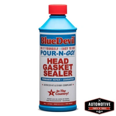 BLUE DEVIL Pour-N-Go Head Gasket Sealer DIY Quick Repair  & Cooling System Leaks - Image 1 of 3