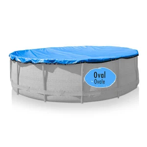 Pool Abdeckplane 9,80 x 5,80 m, oval, Winterplane Schwimmbad - Bild 1 von 11