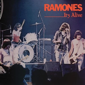 RAMONES It's Alive BANNER 2x2 Ft Fabric Poster Tapestry Flag album cover art - Picture 1 of 3