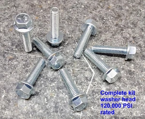 for Mopar 383-440 Aluminum Intake Manifold BOLT SCREW KIT No Gouging Plymo Dodge - Picture 1 of 2