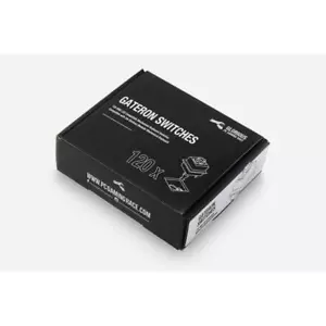 Glorious PC Gaming Race GAT-BLACK interruttore a chiave Nero 120 pz - Picture 1 of 3