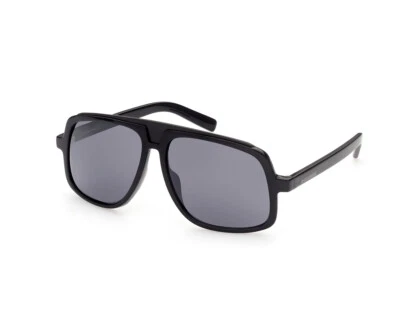 Dsquared2 Occhiali da Sole DQ0363  01A Nero fumo Uomo  Autentici - Imagen 1 de 3
