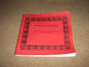 SOTHEBY'S SALES BROCHURE-1977-VICTORIAN PAINTINGS, DRAWINGS & WATERCOLOURS-VGOOD - Picture 1 of 2