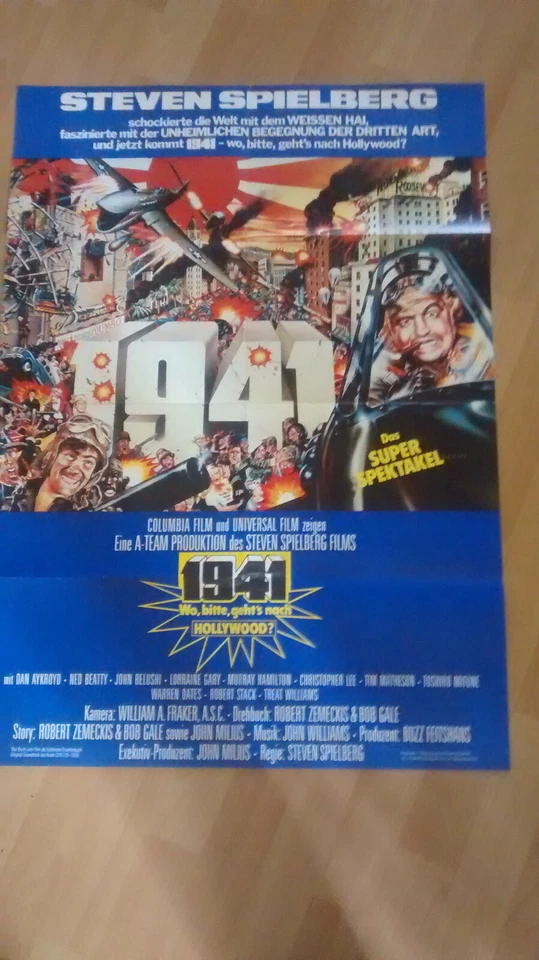 Filmplakat-Rarität 70er & 80er: STEVEN SPIELBERG`S  1941 - WO BITTE GEHTS NACH.. - Bild 1 von 1