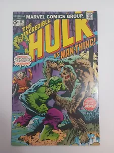 Incredible Hulk (1962) 197 Sehr schön/NM Man-Thing! Kultiges Bernie Wrightson Cover! - Bild 1 von 21