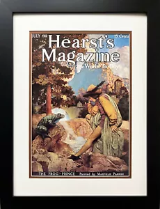 Maxfield Parrish "Il Principe Rana" NUOVA PERSONALIZZATA INCORNICIATA Stampa artistica Hearst's Magazine - Foto 1 di 3