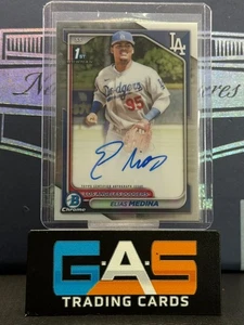 2024 Bowman Chrome - Prospect Autographs Elias Medina #CPA-EME (AU, RC) - Picture 1 of 2