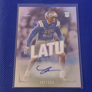 Autógrafo de novato Panini Luminance Laiatu Latu 2024 142/350 #122 - Imagen 1 de 2