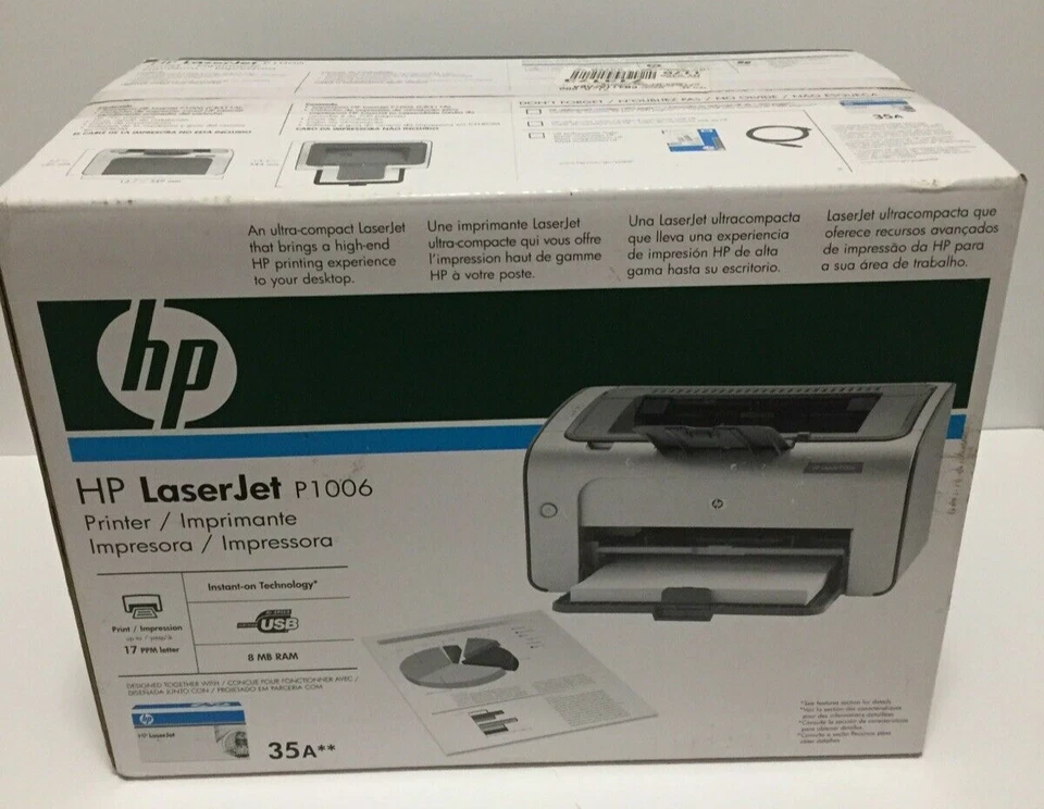 HP LaserJet P1006 Workgroup Laser Printer - BRAND NEW - Image 1 of 3