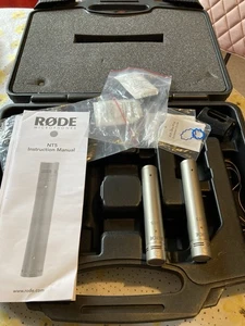 Rode NT5 Condenser Microphones Matched Pair immac - Inc Carry Case and Extras - Picture 1 of 4