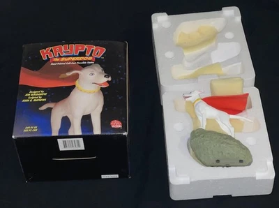 ESTATUA DE PORCELANA PINTADA A MANO CRIPTO EL SUPERPERPERRO DC DIRECT #561/1500 Foto 1 de 4