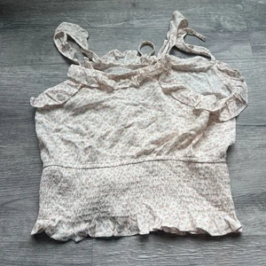 Camiseta sin mangas Babydoll con correa de espagueti floral Paper Crane para mujer talla pequeña - Imagen 1 de 7