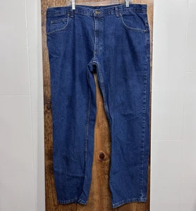 KEY Herren Größe 42x32 blau dick Denim Jeans FLECKIG Workwear dunkle Waschung robust - Bild 1 von 11