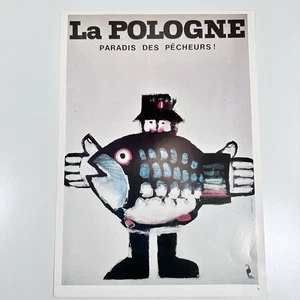 Vintage polnischer Poster Druck "La Pologne" WIKTOR GÓRKA 18,5" x 13" - Bild 1 von 9