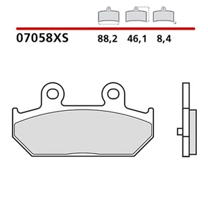 BREMBO KIT PASTIGLIE FRENO POST. MONTA SU SUZUKI AN BURGMAN ABS 650 17-18-COD.07 - Imagen 1 de 1