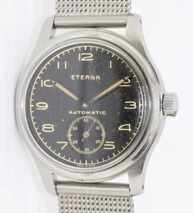Eterna Automatic 31 mm Vintage Armbanduhr, Patina, Tropical, Gilt - Bild 1 von 11