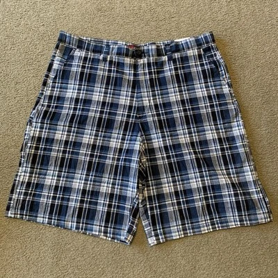 Covington новый с Ярлыками шорты мужские 38 многоцветный клетку 100% хлопок карманы  - Изображение 1 из 4