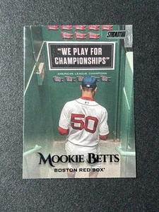 2019 TOPPS STADIUM CLUB Mookie Betts Black Foil SSP MVP Classic Champion - Picture 1 of 2