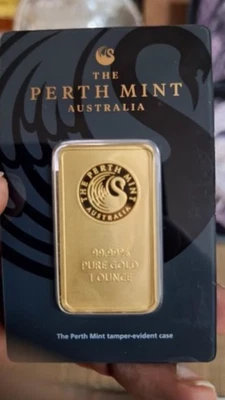 珀斯铸币厂 1 盎司金条 0.9999 精金 — 第 1/3 张图片
