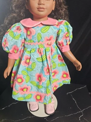 Vestido floral multicolor compatible con muñeca My Twinn de 23 pulgadas Foto 1 de 4