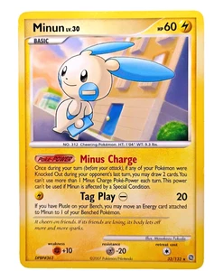 Minun 32/132-XY Furious Fists 2007- No Holo Raro Juego de Cartas Coleccionables Pokémon HP - Imagen 1 de 5
