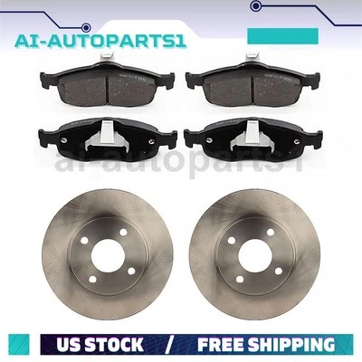 For 1995 1996 1997 1998 1999 2000 Ford Mystique Front Brake Rotors & Brake Pads - Image 1 of 4