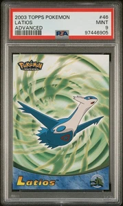 Psa 9 Mint Latios 2003 Topps Advanced #46 Pokemon POP 7  - Picture 1 of 2