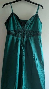 ATMOSPHERE/PRIMARK DRESS - 18 Emerald Green Embroidered - Lined - Party - Event - Picture 1 of 6