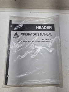 AGCO ALLIS Gleaner 7000 Rigid 8000 Flex Grain Header Operators Manual NIP - Picture 1 of 2